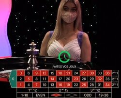 Roulette Immersive sur Lucky31 avec croupier en direct live