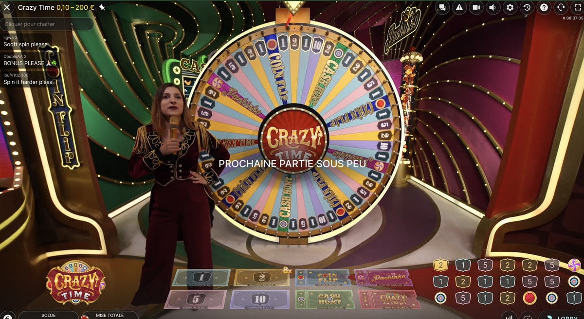 Crazy Time Live Dealer
