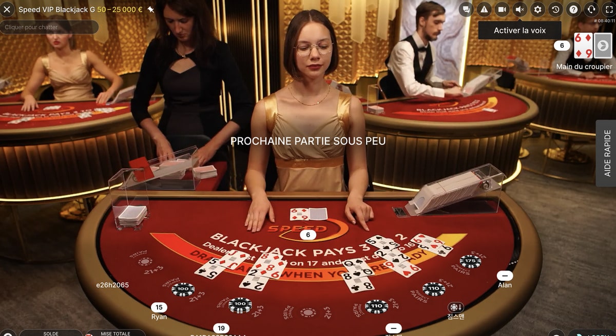 Speed Blackjack Live Dealer