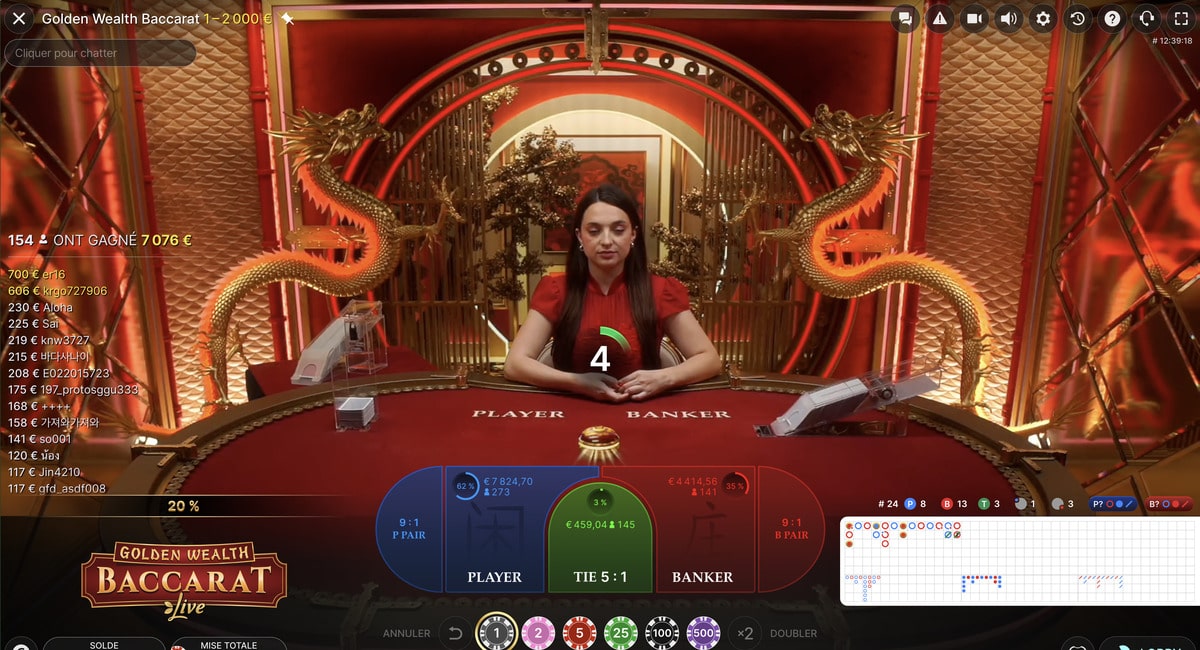 Golden Wealth Baccarat