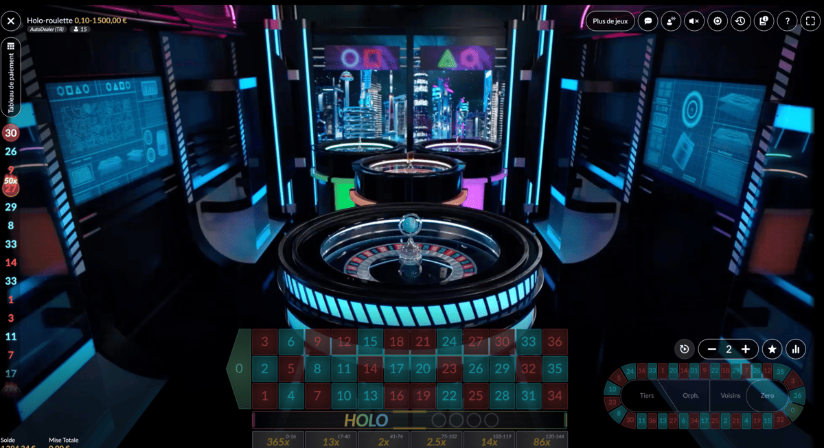 Holo Roulette de Microgaming Live Holo Roulette de Microgaming Live